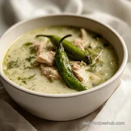 Creamy Chicken Chile Relleno Soup: Velvety and Smoky