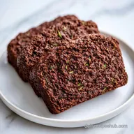 Chocolate Zucchini Loaf for 8 Slices