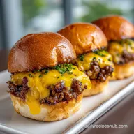 Chopped Cheeseburger Sliders for 12