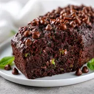 Double Chocolate Zucchini Bread Baked