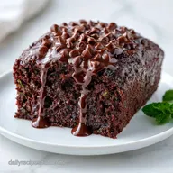 Double Chocolate Zucchini Bread with Yogurt