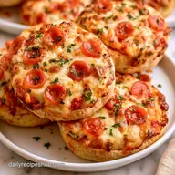 Crispy English Muffins Pizza in Air Fryer