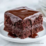 Fudgy Chocolate Zucchini Cake for 12