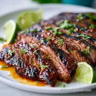 Grilled Chili Lime Flank Steak: Tender