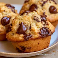 Chocolate Chip Muffins with Oats
