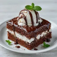 Homemade Ice Cream Cake for 12 Slices