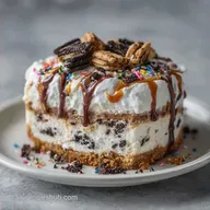 Ice Cream Sandwich Cake with Oreos