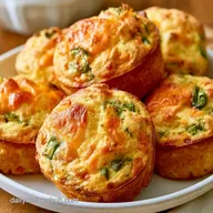Jalapeno Cheddar Cornbread Muffins: Baked