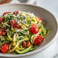 Keto Zucchini Pasta Salad: Crisp and Tangy