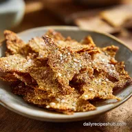 Crispy Low Carb Almond Flour Crackers with Sea Salt
