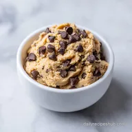 No Bake Edible Keto Cookie Dough with Chocolate Chips