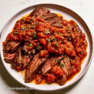 Slow Cooker Flank Steak with Tomatoes