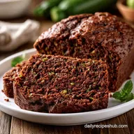 Soft Chocolate Zucchini Bread with Cocoa