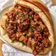 Spiced Ground Lamb Pita in 30 Minutes