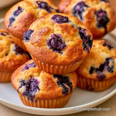 Air Fryer Blueberry Muffins in 30 Minutes