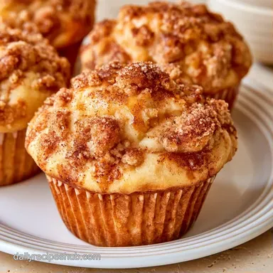 Apple Pie Muffins with Cinnamon Recipe Card