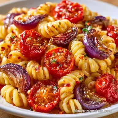 Balsamic Roasted Tomato Pasta for 2 Recipe Card