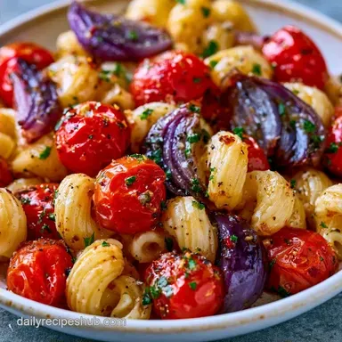Balsamic Roasted Tomato Pasta for 2