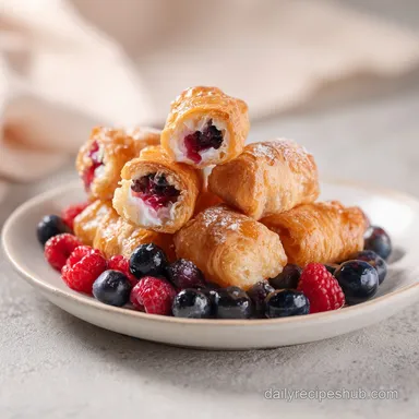 Berry Croissant Puff in 35 Minutes Recipe Card