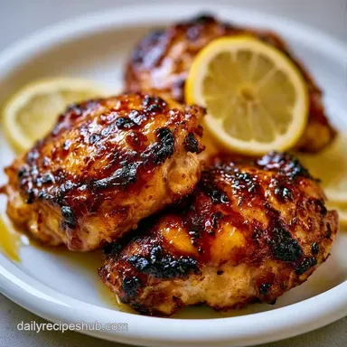 Best Grilled Chicken Thighs for 6 Recipe Card