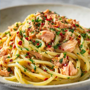 Canned Salmon Pasta Recipe in 20 Minutes