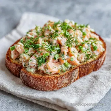 Canned Salmon Salad Sandwich: 10 Min Recipe Card