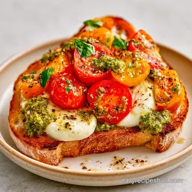 Caprese Sandwich in 15 Minutes Recipe Card