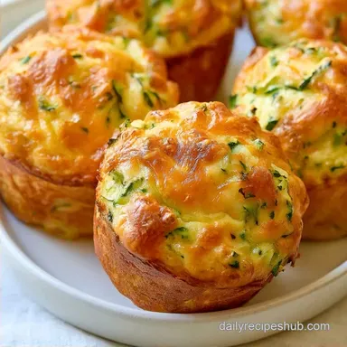 Cheddar Zucchini Muffins in 30 Minutes