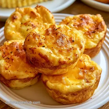 Cheesy Egg Muffin Cups for Meal Prep