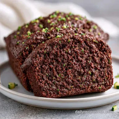 Chocolate Banana Zucchini Bread: 75 Min