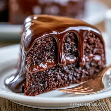 Fudgy Chocolate Zucchini Cake
