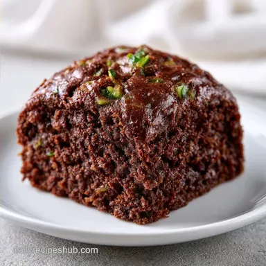 Fudgy Chocolate Zucchini Loaf Cake