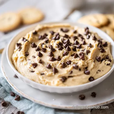 Cookie Dough Dip 2 in 15 Minutes Recipe Card
