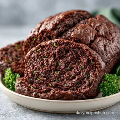 Decadent Chocolate Zucchini Bread: Fudgy Recipe Card