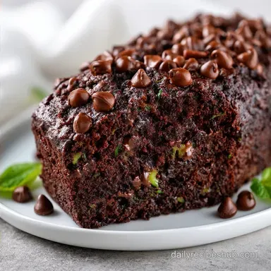 Double Chocolate Zucchini Bread Baked