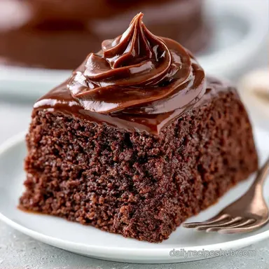 Double Chocolate Zucchini Cake: Fudgy Recipe Card