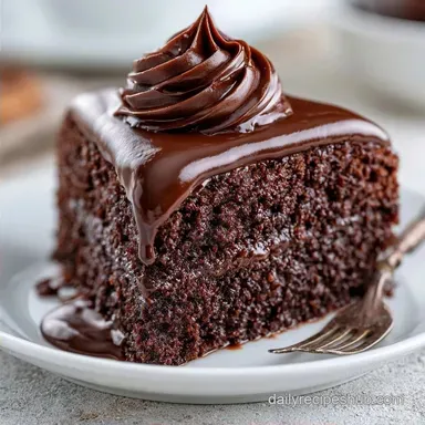 Double Chocolate Zucchini Cake: Fudgy