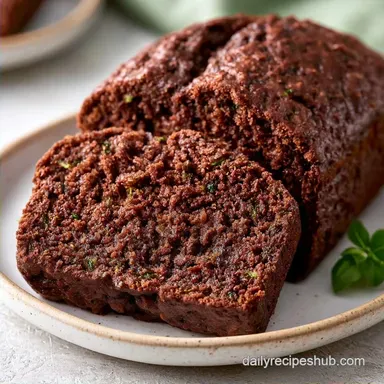 Easy Chocolate Zucchini Bread with Cocoa