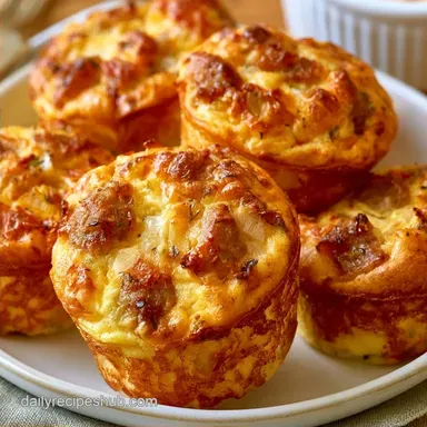 Egg Sausage Muffins for Meal Prep