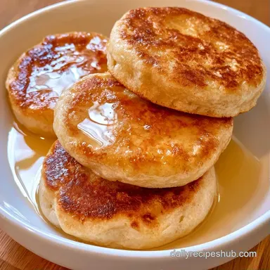 English Muffins in Air Fryer in 7 Minutes Recipe Card
