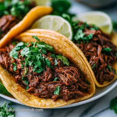 Flank Steak Slow Cooker Tacos for 6
