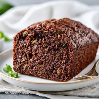 Fudgy Chocolate Zucchini Bread for 12