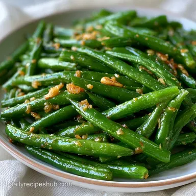 Glazed Green Beans in 13 Minutes