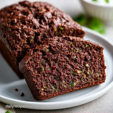 Chocolate Banana Zucchini Bread: GF Recipe Card