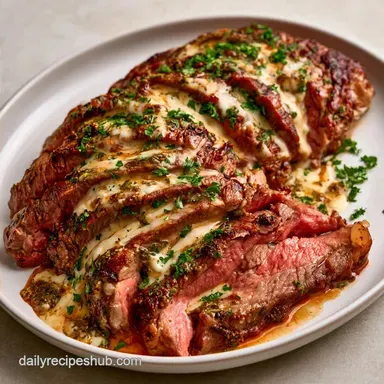 Stuffed Flank Steak with Goat Cheese