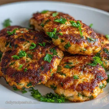 Grandmas Salmon Patties Recipe: Crispy Recipe Card