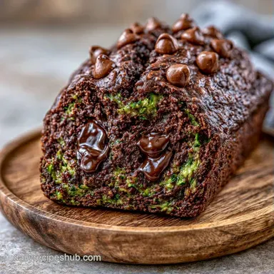 Grated Zucchini Chocolate Bread in 80 Min Recipe Card