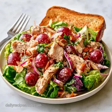 Greek Yogurt Chicken Salad in 10 Minutes Recipe Card