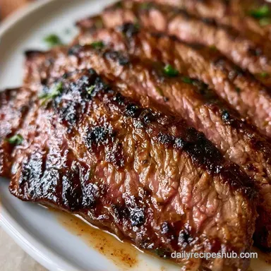 Grilled Flank Steak in 27 Minutes