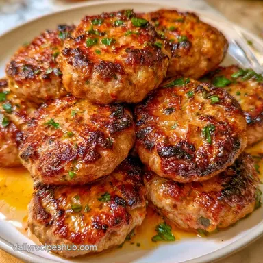 Ground Lamb Patties in 20 Minutes Recipe Card